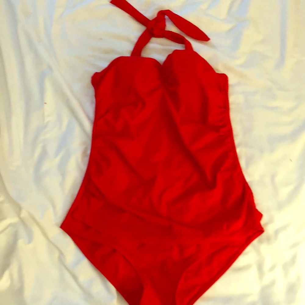 Cute Vintage Designed One-Piece Bathing Suit